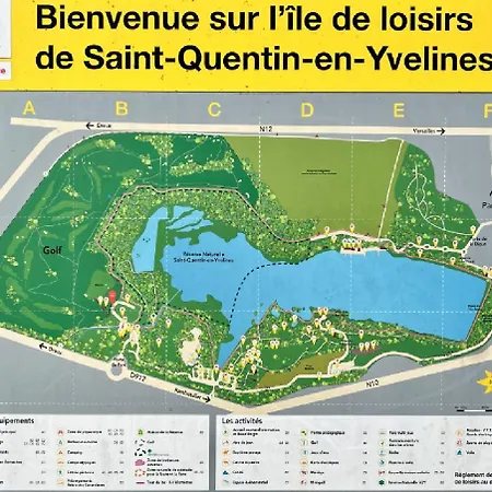 J1 St-quentin-en -yvelines En Rez De Jardin Avec Parking Apartmán Trappes